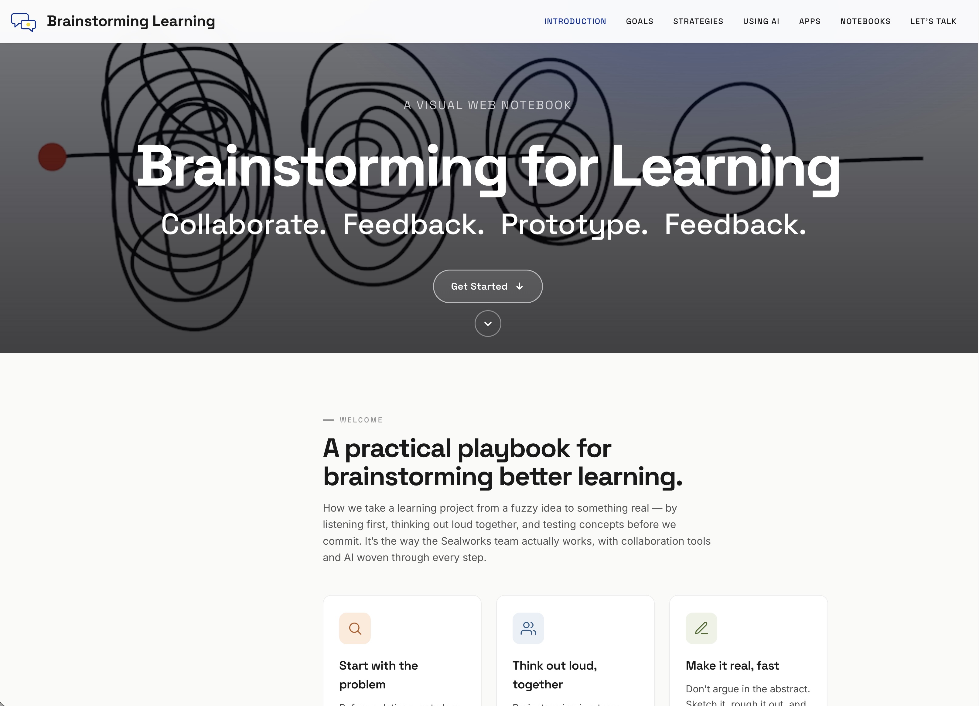 Brainstorming for Learning