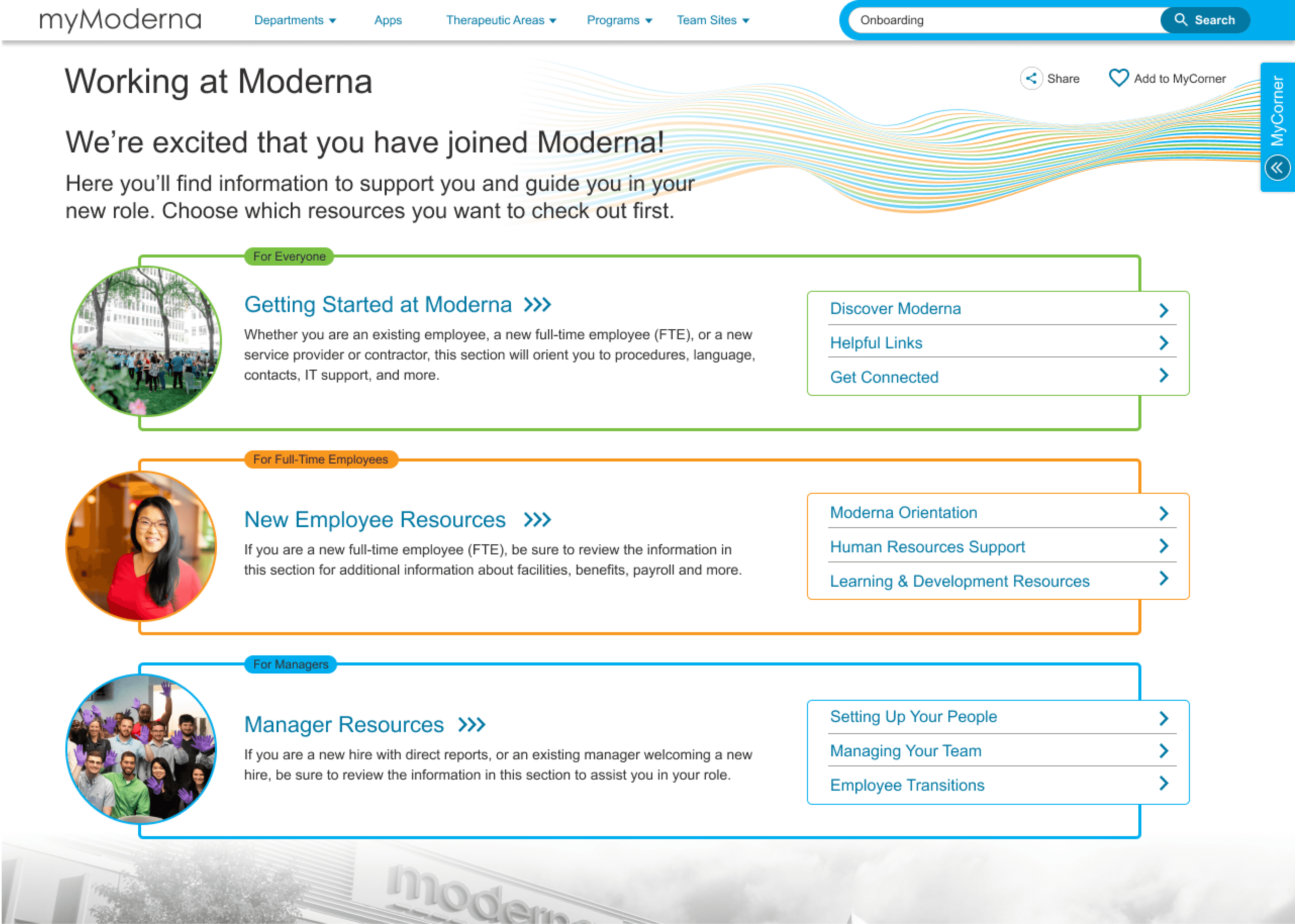 New element pages for easier content discovery and learning.