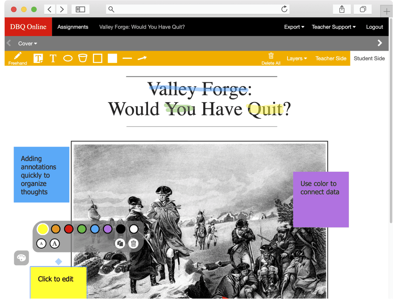 Engaging design for exploring authors in fiction, poetry, and non-fiction.