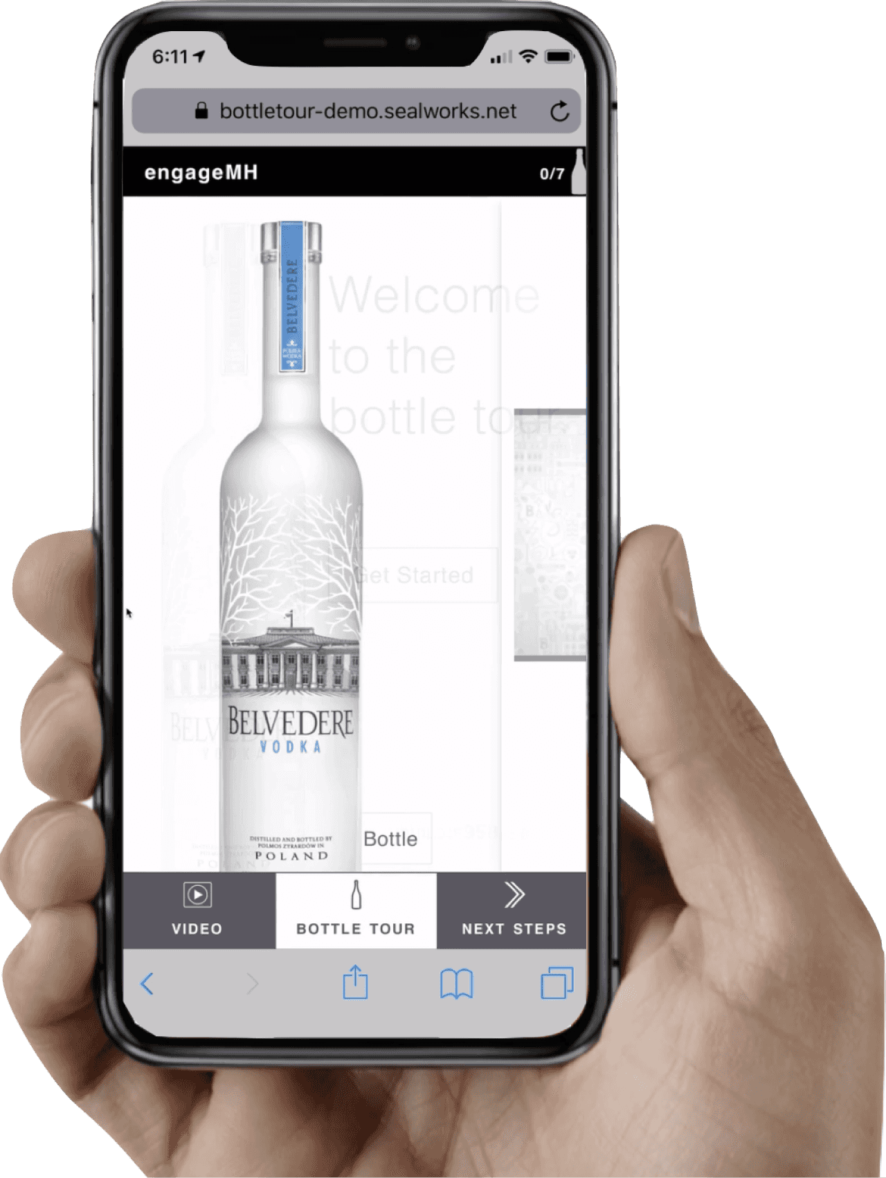 Interactive product tour optimized for dynamic mobile experience.