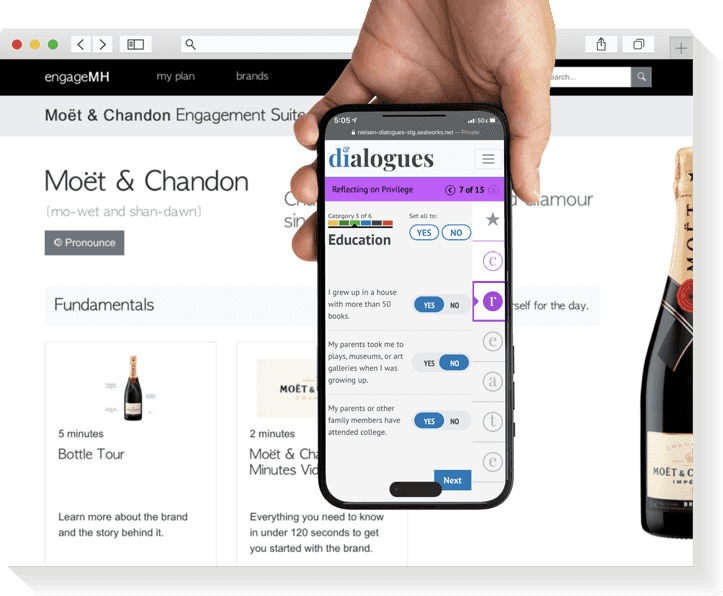 Luxury brand education portal using storytelling to train and elevate sales teams.